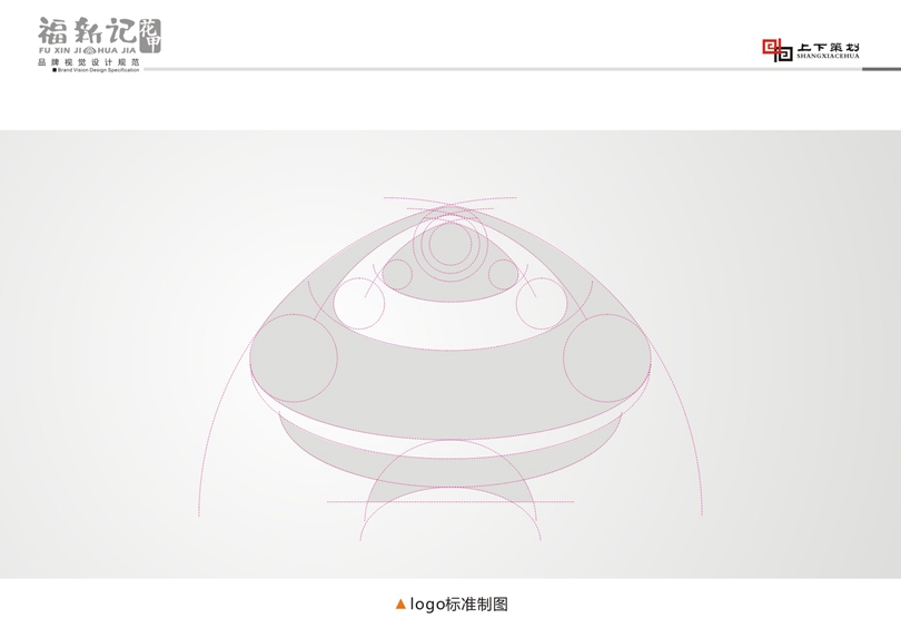 福新記花甲標志設(shè)計，新鄉(xiāng)logo設(shè)計